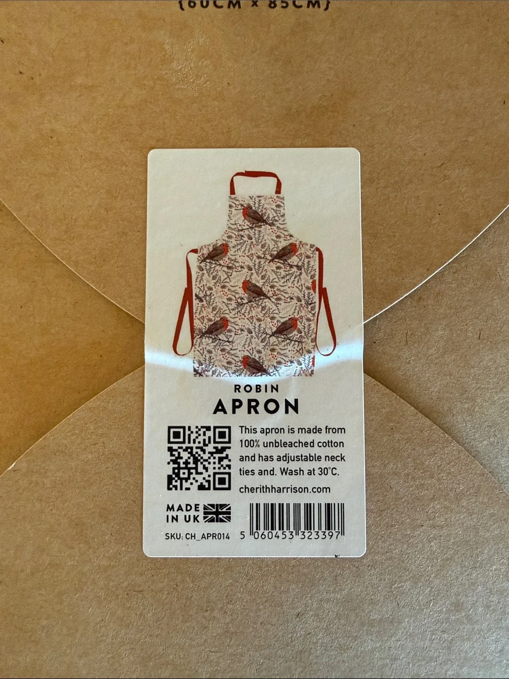 Red Robin Illustrative Cotton Apron